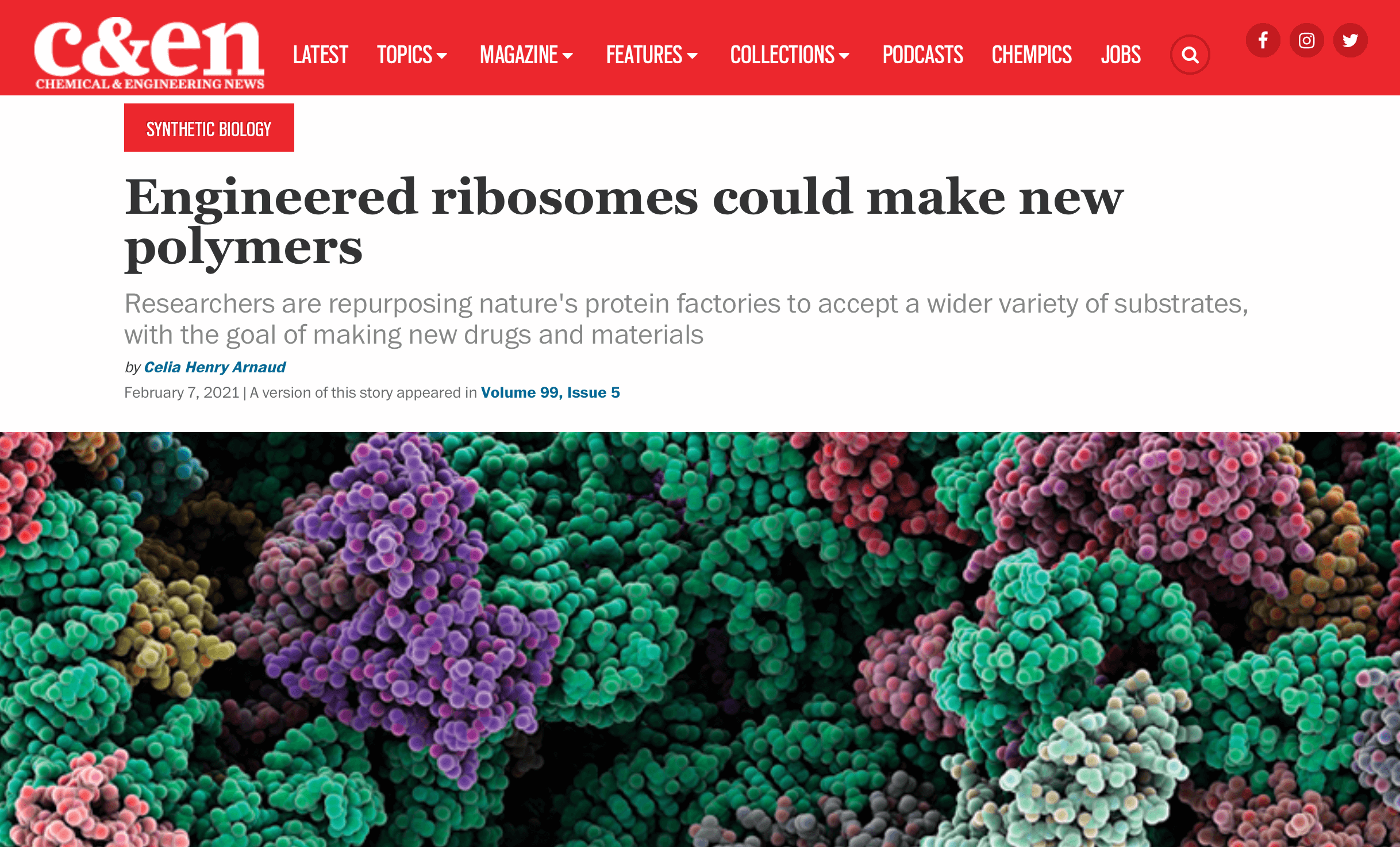 Research Highlight Ribosome Engineering